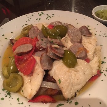 Eatalia - Chicken, sausage , red potatoes and peppers so good . - Pizza Near Me - Huntington, New York