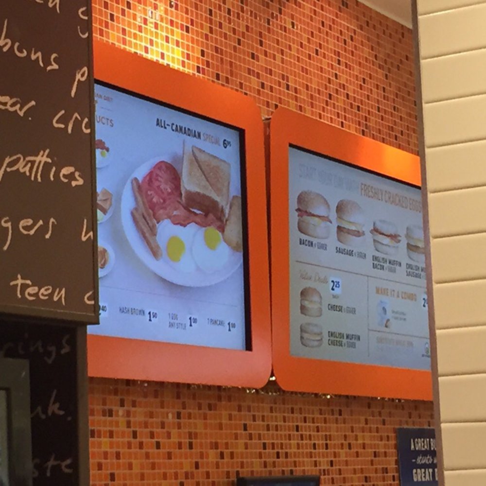 A&W - a menu on a wall - Burgers Near Me - Edmonton, Alberta