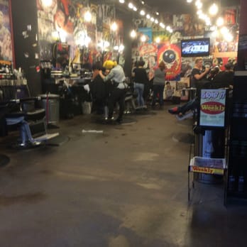 Floyd's 99 Barbershop - Fun interior walls. You gotta see it!! - Barbers Near Me - Fort Worth, Texas Floyd's 99 Barbershop - Fun interior walls. You gotta see it!! - Barbers Near Me - Fort Worth, Texas