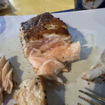 The Boat - Salmon undercooked - Seafood Near Me - Austin, Texas The Boat - Salmon undercooked - Seafood Near Me - Austin, Texas