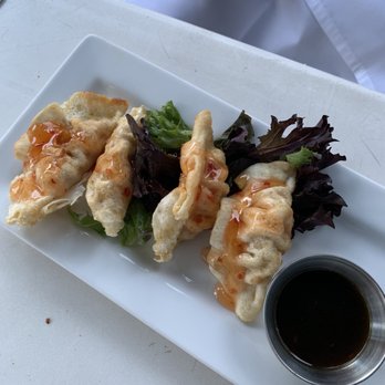 Hudson House River Inn - Lemongrass chicken dumplings (restaurant week menu) - Bed & Breakfast Near Me - Cold Spring, New York Hudson House River Inn - Lemongrass chicken dumplings (restaurant week menu) - Bed & Breakfast Near Me - Cold Spring, New York