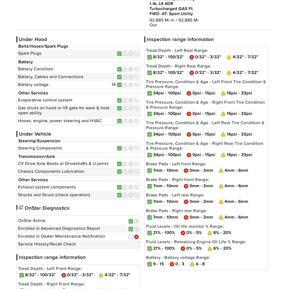 Ewing Buick GMC - Inspection stating hoses we're in good continuing - Car Dealers Near Me - Plano, Texas