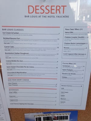 Menu photo 7 Bar Louis Milford, PA