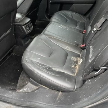 Dazzle's Wraps - Back seat before - Auto Detailing Near Me - Rancho Cordova, California Dazzle's Wraps - Back seat before - Auto Detailing Near Me - Rancho Cordova, California