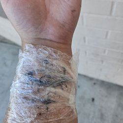 My new tattoo freshly wrapped