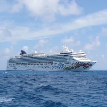 Norwegian Gem - View of the ship from the tender - Travel Services Near Me - New York, New York