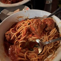 spaghetti and meatballs