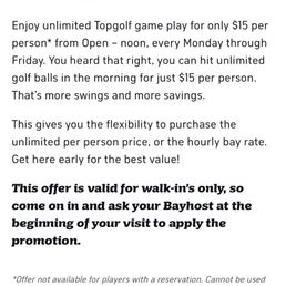 Website posting of special rates that are NOT honored.