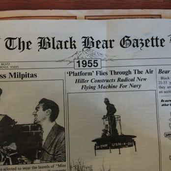 Black Bear Diner Milpitas - Menu in the form of a newspaper - Diners Near Me - Milpitas, California Black Bear Diner Milpitas - Menu in the form of a newspaper - Diners Near Me - Milpitas, California