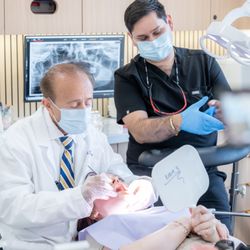 Orthodontics In Woodland Hills - Dr. Z providing personalized orthodontic care to a patient in our Woodland Hills office.