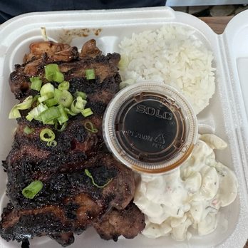 Da Local Boy - Huli huli chicken with rice and macaroni - Hawaiian Near Me - Highwood, Illinois