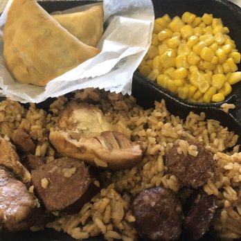Rice and Roux - Jambalaya Dinner with 1 Crawfish Pie Mini - Cajun/Creole Near Me - Baton Rouge, Louisiana