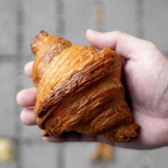 Temple Pastries - Classic croissant ($4) Flaky on the outside, and holey on the inside. - Bakeries Near Me - Seattle, Washington