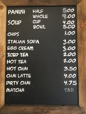 Menu photo 2 Vito's Espresso Spring Arbor, MI