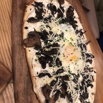 Rustic Root - Mushroom flatbread - New American Near Me - Woodbury, New York Rustic Root - Mushroom flatbread - New American Near Me - Woodbury, New York
