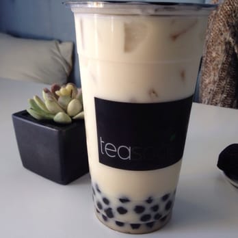 Teasociety - Jasmine milk tea with boba - Coffee & Tea Near Me - San Jose, California Teasociety - Jasmine milk tea with boba - Coffee & Tea Near Me - San Jose, California