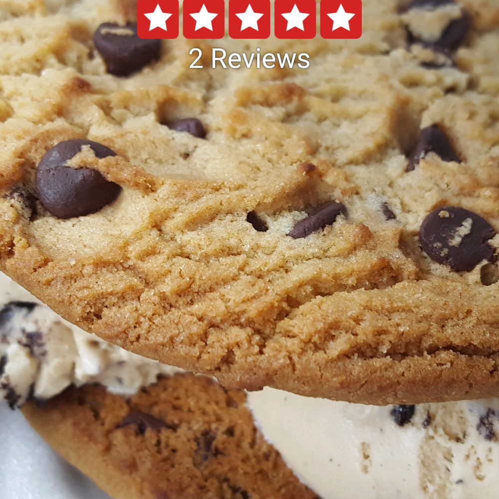 Orchard View Cafe - Chocolate chip cookie ice cream sandwich made with java cookie ice cream - Ice Cream & Frozen Yogurt Near Me - Elizabethtown, Pennsylvania Orchard View Cafe - Chocolate chip cookie ice cream sandwich made with java cookie ice cream - Ice Cream & Frozen Yogurt Near Me - Elizabethtown, Pennsylvania
