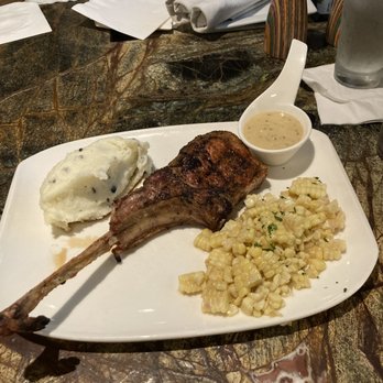 Pamplemousse Grille - Berkshire pork chop - New American Near Me - Solana Beach, California