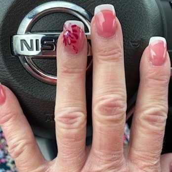 Cali Nails - Flower design with jewel! - Nail Salons Near Me - Virginia Beach, Virginia Cali Nails - Flower design with jewel! - Nail Salons Near Me - Virginia Beach, Virginia
