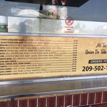 Mi Taco Union De Tula Jal - Menu - Tacos Near Me - Escalon, California