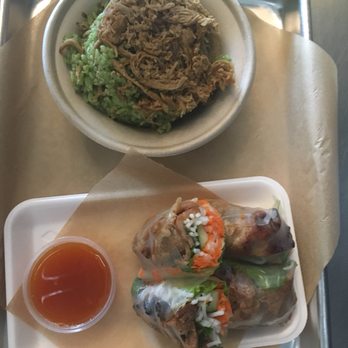 Saigon Beach - Pork Spring roll happiness amd 420 rice chicken - Vietnamese Near Me - Newport Beach, California Saigon Beach - Pork Spring roll happiness amd 420 rice chicken - Vietnamese Near Me - Newport Beach, California