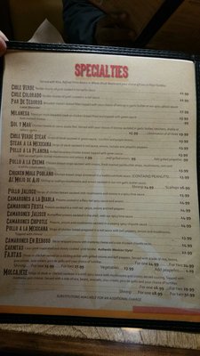 Menu photo 4 Tesoro Fine Mexican Restaurant Turlock, CA Menu photo 4 Tesoro Fine Mexican Restaurant Turlock, CA