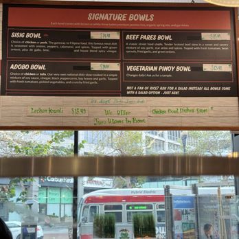 Pinoy Eat 2 - Menu - Filipino Near Me - San Francisco, California