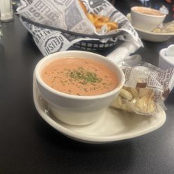 Mae's Place - Tomato and bacon soup