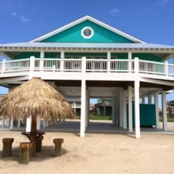 Once Upon A Time - View of Once Upon A Time from the beach with Tiki Hut overlooking the ocean!
