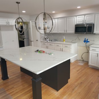 Everlast Painting - Not cleaned up yet, but you can see the difference from Oak to Updated - Painters Near Me - Chicago, Illinois