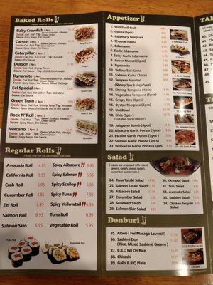 Menu photo 7 Tak-e sushi & rolls Carson, CA