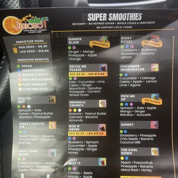 Juiced - Juice Bars & Smoothies Near Me - Raleigh, North Carolina