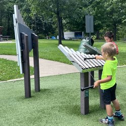 Sinnissippi Park - Xylophone at the little kids park.