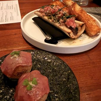 Huntress - Wagyu puffs and Tuna & Bone Marrow - Steakhouses Near Me - San Diego, California Huntress - Wagyu puffs and Tuna & Bone Marrow - Steakhouses Near Me - San Diego, California