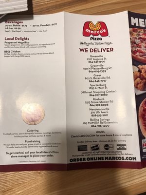 Menu photo 4 Marco's Pizza Spartanburg, SC Menu photo 4 Marco's Pizza Spartanburg, SC