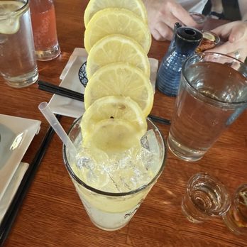 Sushi In The Raw - Lemon cocktail - Japanese Near Me - Nevada City, California