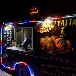 Mustache Mikes Italian Ice High Desert - Movies in the park Halloween night 2018