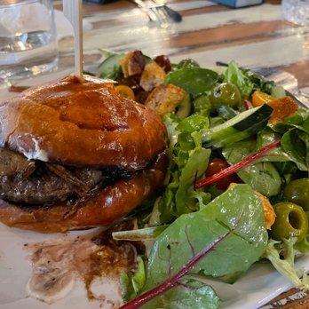 Revelry - The most scrumptious burger & the salad was out of this world. - Wine Bars Near Me - Bozeman, Montana