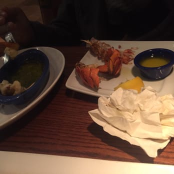 Red Lobster - finished lobster and shrimp meal, amazing - Seafood Near Me - Columbus, Ohio