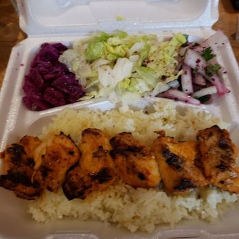 Ayasofia Mediterranean Restaurant - Chicken kabob dinner - Mediterranean Near Me - Salem, New Hampshire