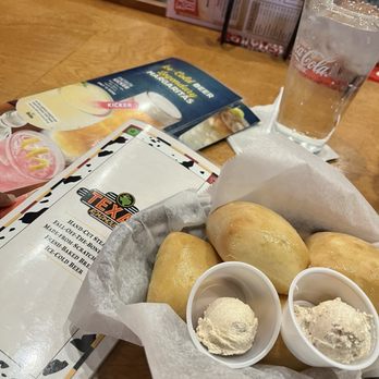 Texas Roadhouse - Extra Honey Cinnamon Butter and rolls - Steakhouses Near Me - Bradley, Illinois