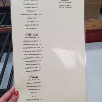 Mamies Cafe - Back of the menu - Latin American Near Me - Union City, New Jersey Mamies Cafe - Back of the menu - Latin American Near Me - Union City, New Jersey