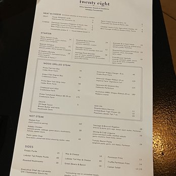 Twenty Eight - Menu - Steakhouses Near Me - Irvine, California Twenty Eight - Menu - Steakhouses Near Me - Irvine, California