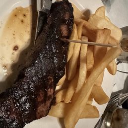 This was one of the best steaks I've had in a long time. 14 Oz New York Strip - OO