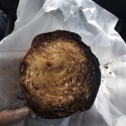 Tim Hortons - Way over toasted. Please invest in new toaster machines.