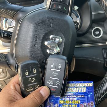 Keys And Remotes Services - Extra key fob for a 2023 dodge ram - Keys & Locksmiths Near Me - Houston, Texas Keys And Remotes Services - Extra key fob for a 2023 dodge ram - Keys & Locksmiths Near Me - Houston, Texas
