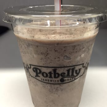 Potbelly - Oreo Milkshake.  Creamy and delicious with plenty of real cookie!  Just over $3. - Sandwiches Near Me - Richmond, Virginia