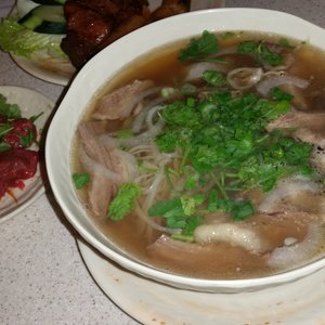Photo of Thuan Kieu Noodle & Grill - Irvine, CA, United States. Combo Pho w Meat on the side - $6.99