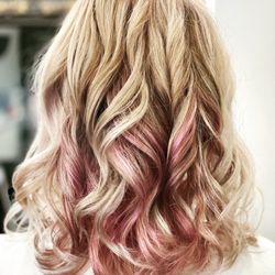Twisted Foil Salon - Highlight with blush pink