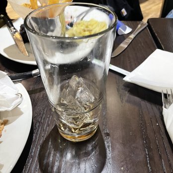 Hard Rock Cafe - Empty glass of soda. Haven't been asked if I'd like a refill :( - American Near Me - Bronx, New York Hard Rock Cafe - Empty glass of soda. Haven't been asked if I'd like a refill :( - American Near Me - Bronx, New York